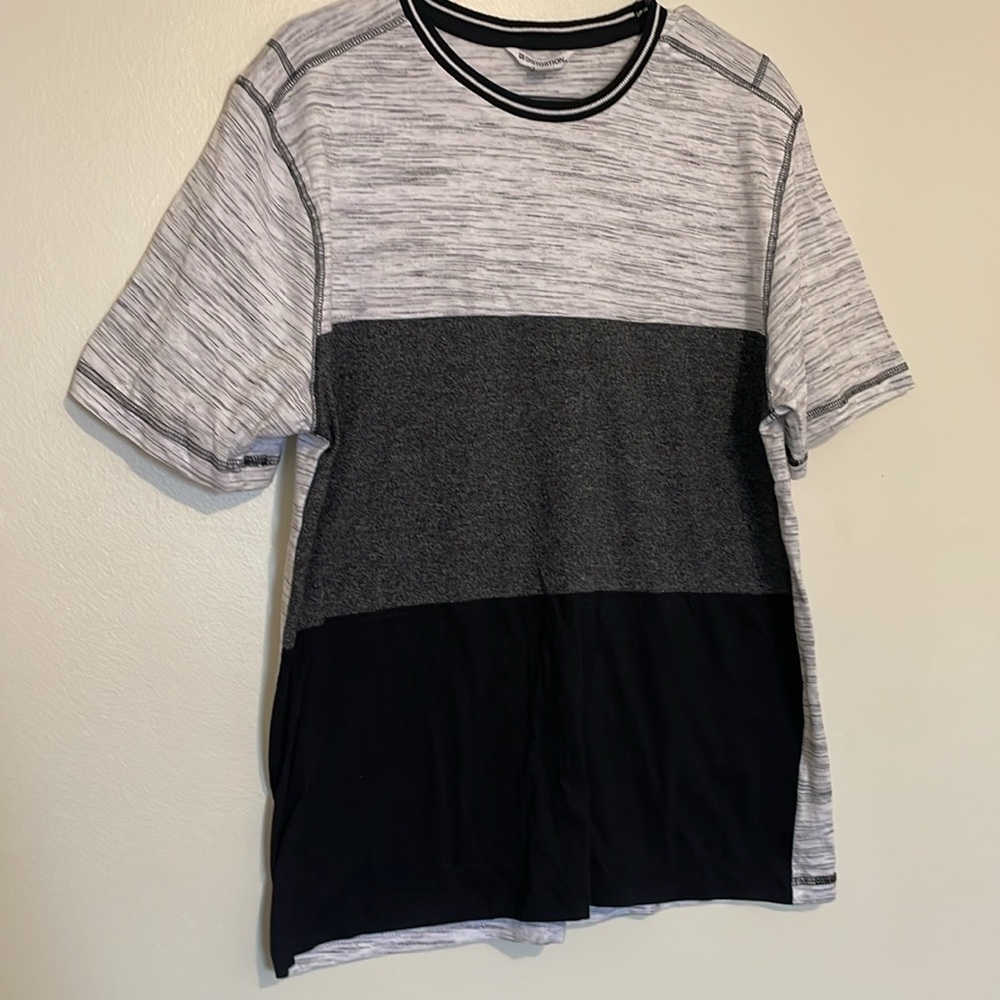 Distortion | Colorblock Grey T-Shirt - Picture 5 of 5